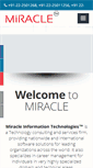 Mobile Screenshot of miracleinfotech.com